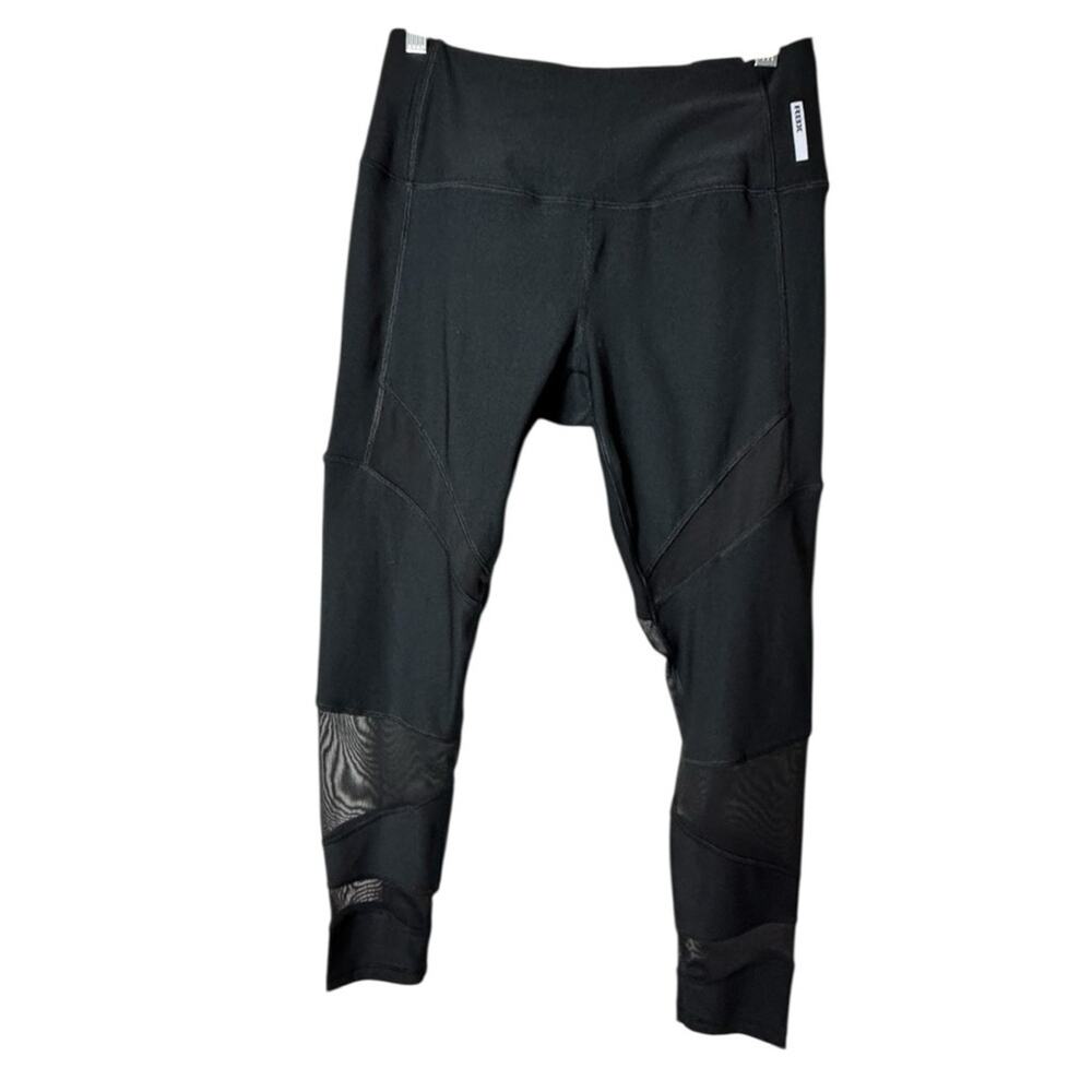 RBX Black Performance Athletic Sporty Workout Leggings Sz M